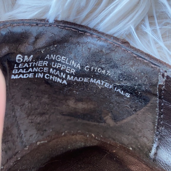 MIA brown suede studded platform heels size 6 - Picture 9 of 12